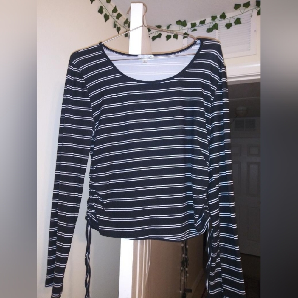 Orange Kiss Stripped Long Sleeve